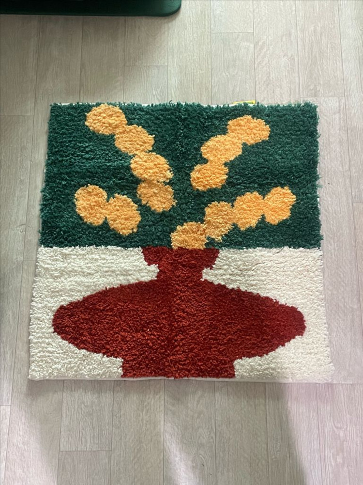 바나나버드 도자기 미니 러그 60x60 이미지
