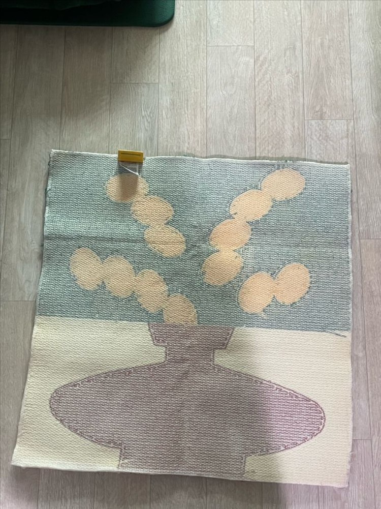 바나나버드 도자기 미니 러그 60x60 이미지