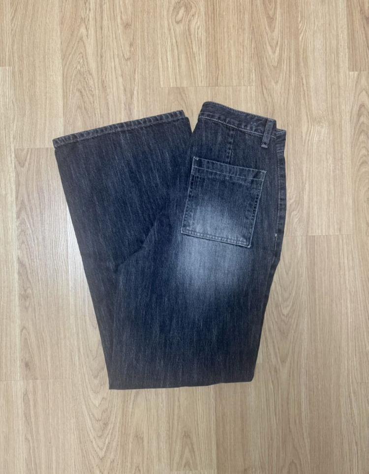 [마지막 가격내림/새상품/무배]카펜더 와이드 데님 팬츠 S--2