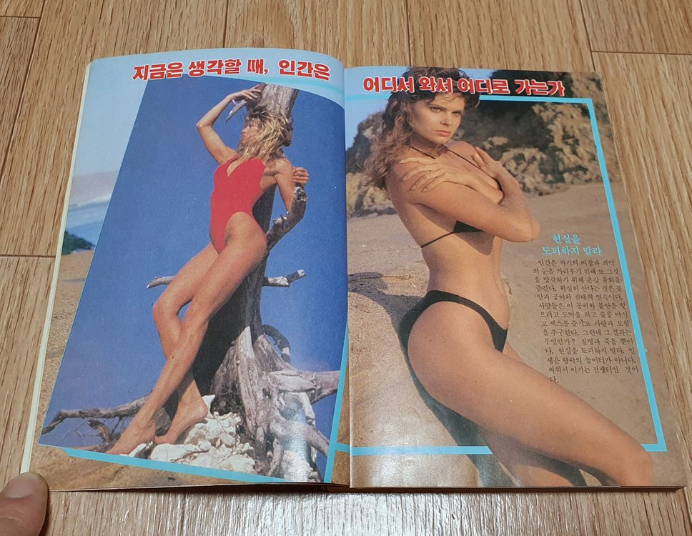 80 90년대 추억의 건강잡지 건강 다이제스트 1989년 10월호 피비 케이츠 표지모델 상태 깨끗 택포 이미지