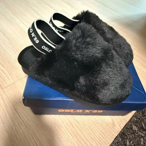 새상품 오슬로 아동 털 슬리퍼 신발 180