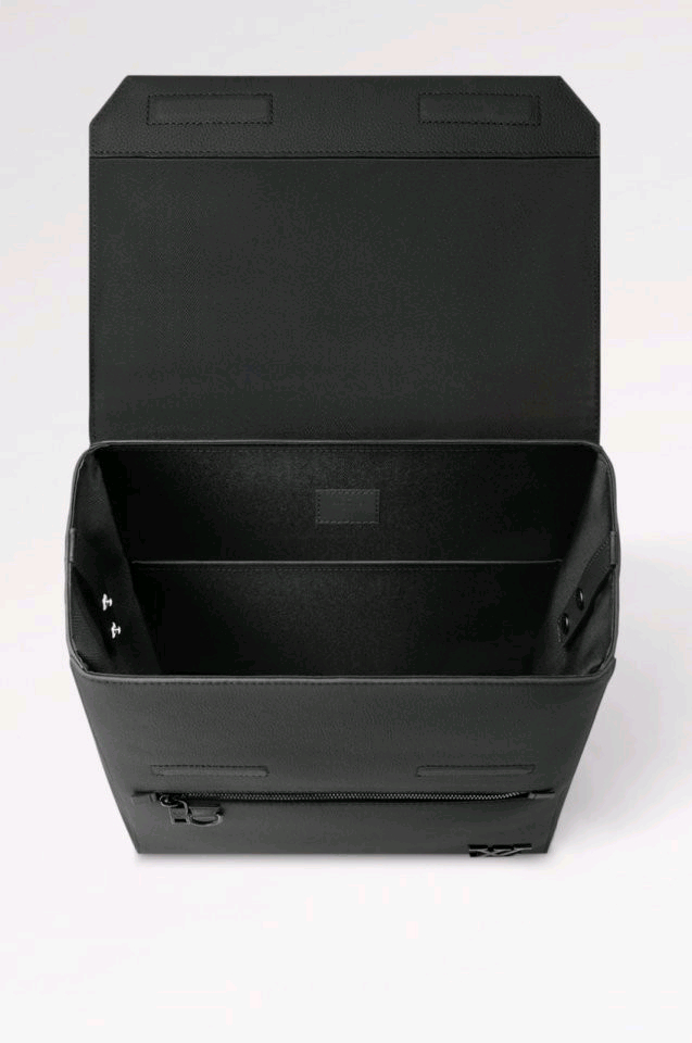 루이비통 남성용 가죽 백팩 블랙--6