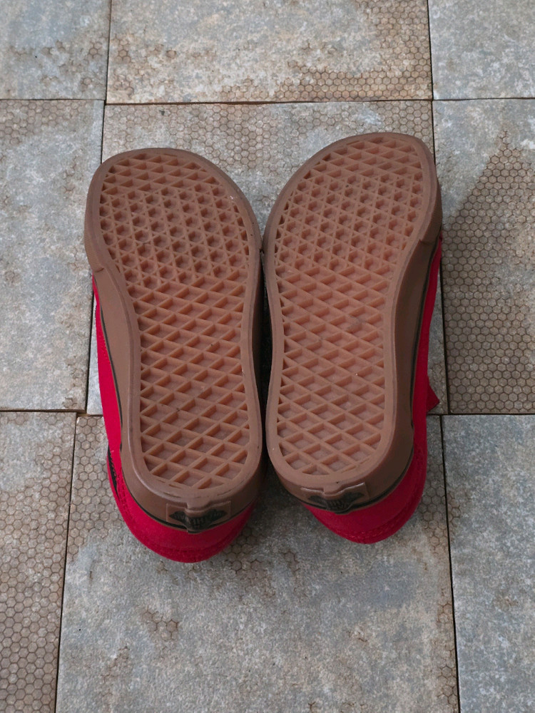 (225)반스 올드스쿨 레이싱 레드 스니커즈 운동화--7