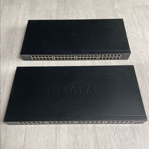 넷기어 GS348 48포트 스위칭 허브 2개