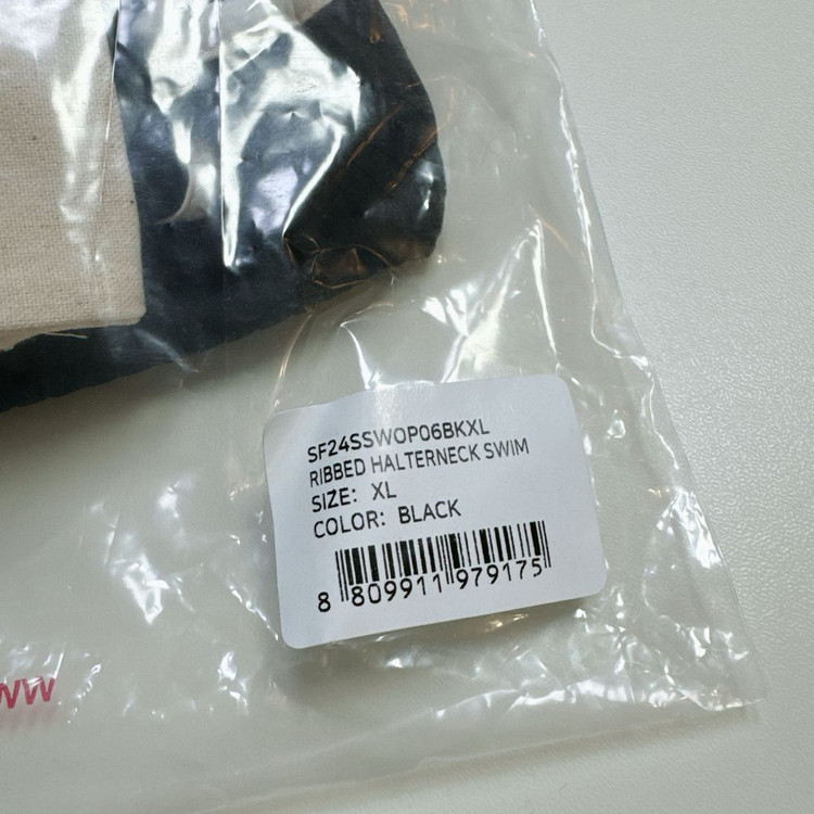 써피 홀터넥 모노키니RIBBED HALTERNECK SWIM--8