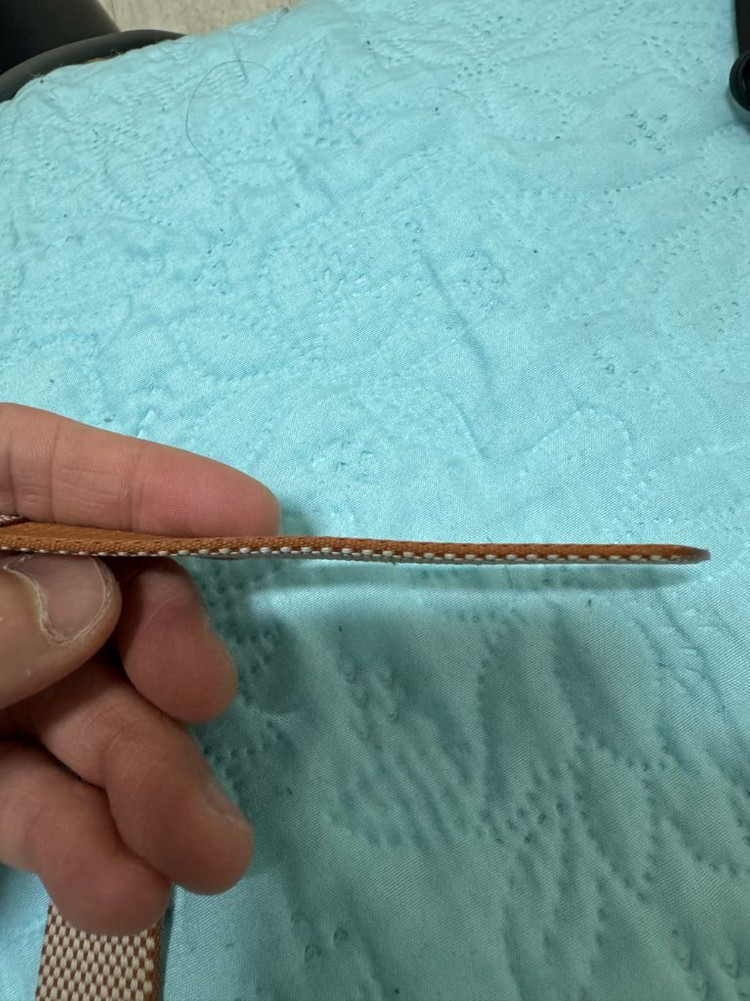 애플워치 에르메스 골드 에크류 싱글투어 46mm--8