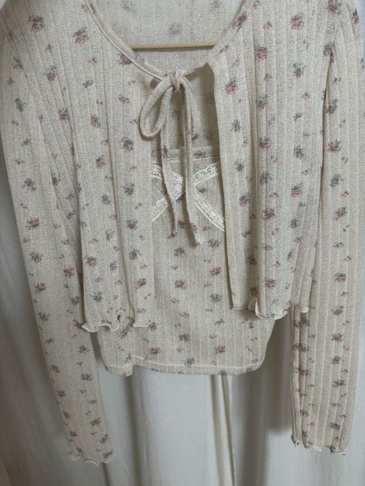 [마지막 가격내림/새상품/무배]플로럴 나시 가디건 세트--3