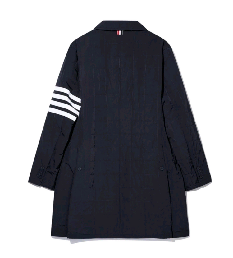 톰브라운 남성 코트 폴리트윌 다운필드 4바 체스터필드 코트 네이비 2사이즈 이미지