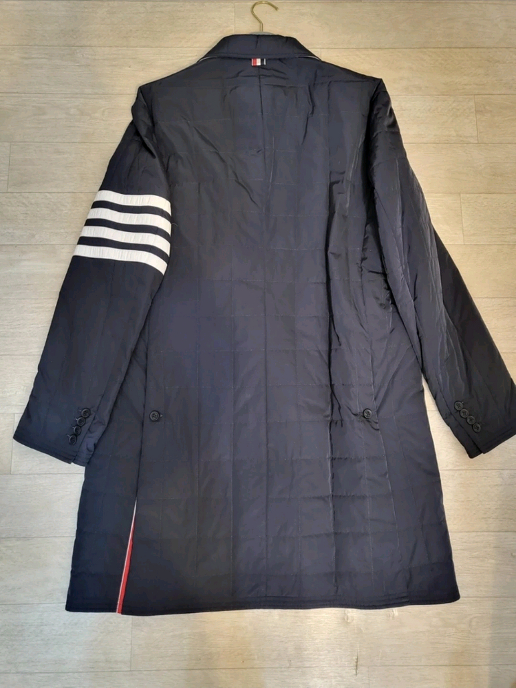 톰브라운 남성 코트 폴리트윌 다운필드 4바 체스터필드 코트 네이비 2사이즈 이미지