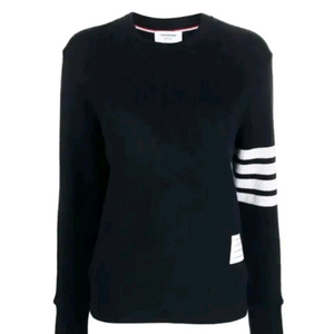 톰브라운 니트 여성 캐시미어 울 사선 풀오버 스웨터 네이비 38, 42사이즈