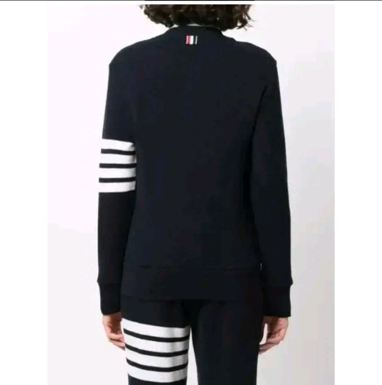 톰브라운 니트 여성 캐시미어 울 사선 풀오버 스웨터 네이비 38, 42사이즈--9