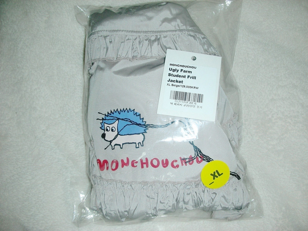 몽슈슈(MONCHOUCHOU) 어글리팜 스튜던트 프릴자켓L~XL 택포 이미지