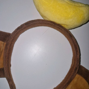 롯데월드 바나나 원숭이 머리띠 이미지