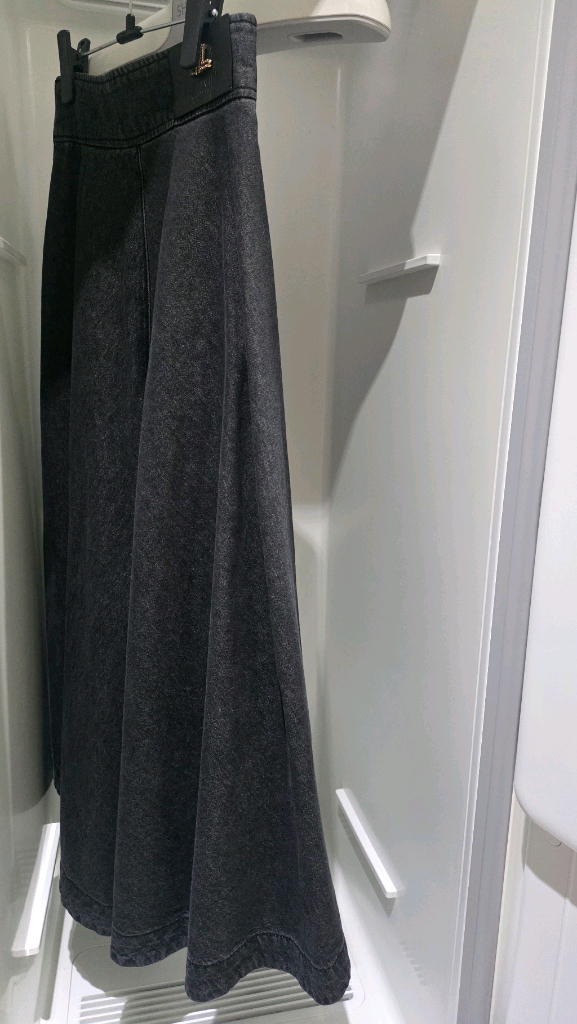 랑방 데님와이즈 치마바지--1