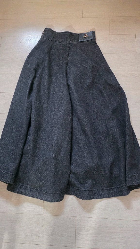 랑방 데님와이즈 치마바지--2