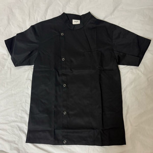 에이몬트 베이직 셰프코트 앞치마 요리사 조리복 블랙 쉐프 유니폼