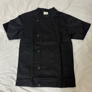 에이몬트 베이직 셰프코트 앞치마 요리사 조리복 블랙 쉐프 유니폼