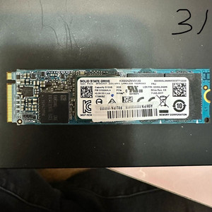 미사용 키옥시아 M.2 NVMe SSD 512G