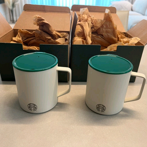 스타벅스 SS 크림 데비 텀블러 414ml 세트