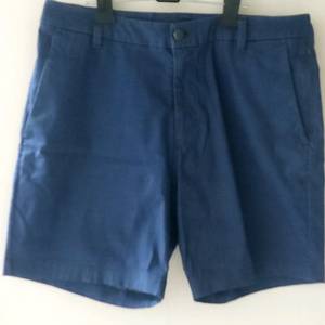 룰루레몬 남성 커미션 골프 쇼트 - 34/L, 7인치, 스틸블루