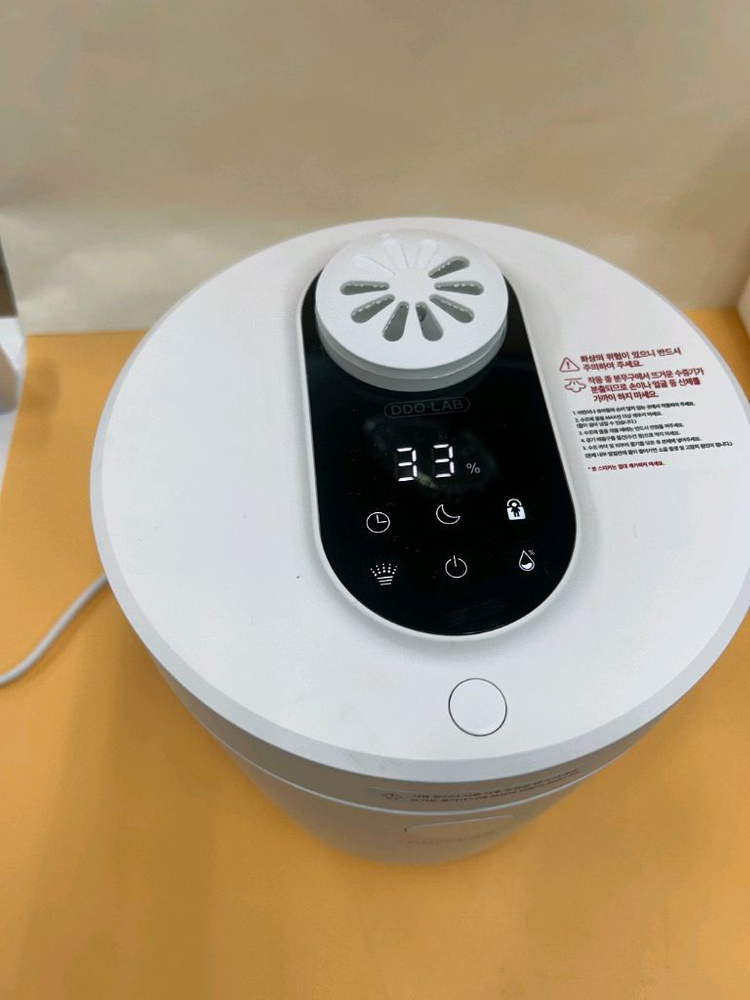 디디오랩 풀페이스 스텐 가열식 가습기 화이트 이미지