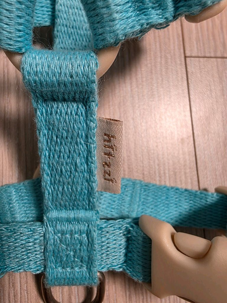 힛찌 강아지 하네스 터키블루색 H형 XS 이미지