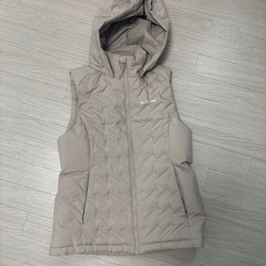 블랙야크 베이지 다운 베스트 조끼 패딩
