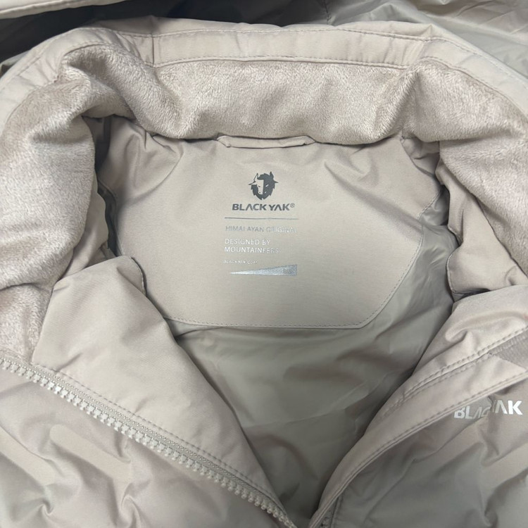 블랙야크 베이지 다운 베스트 조끼 패딩--2