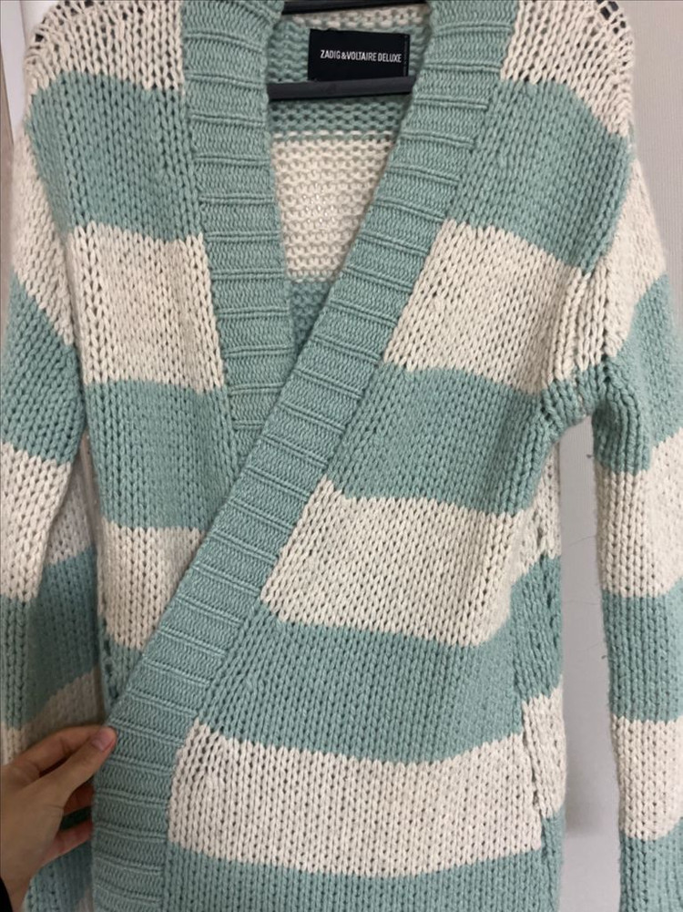 쟈틱앤볼테르 캐시미어100 롱가디건--2