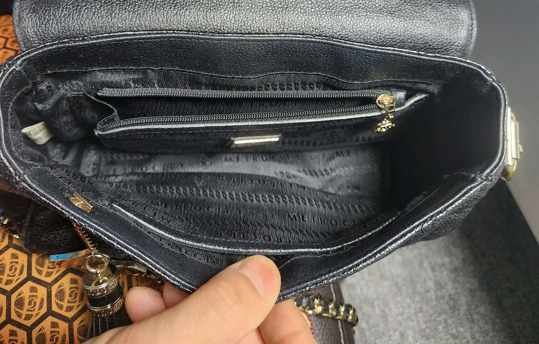 메트로시티 퀼팅 체인 크로스백-정품 이미지