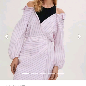 (55)마쥬 레이어드 스트라이프 원피스