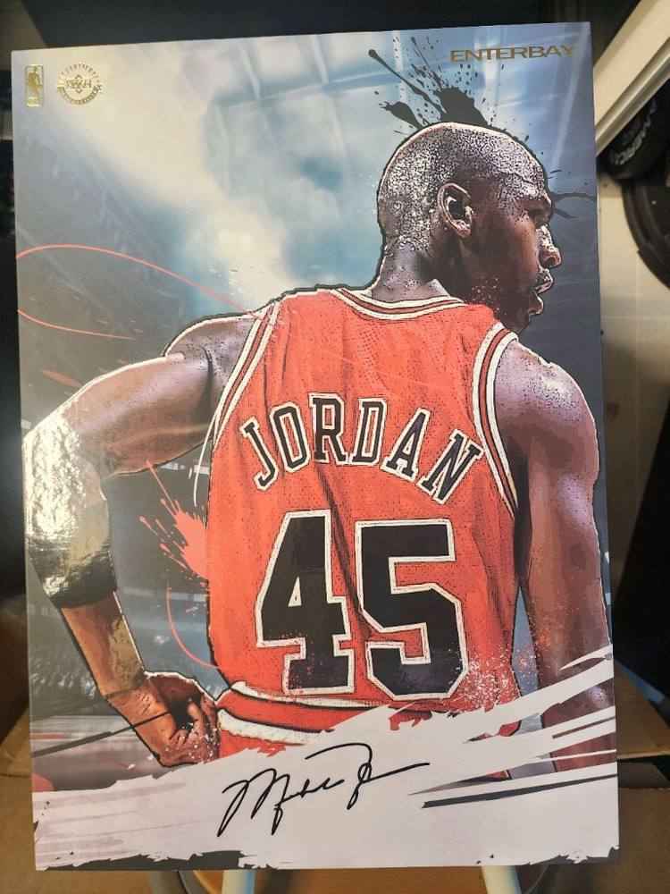 [개봉] 엔터베이 RM-1053 시카고 불스 94 마이클 조던 #45 피규어 1/6--1