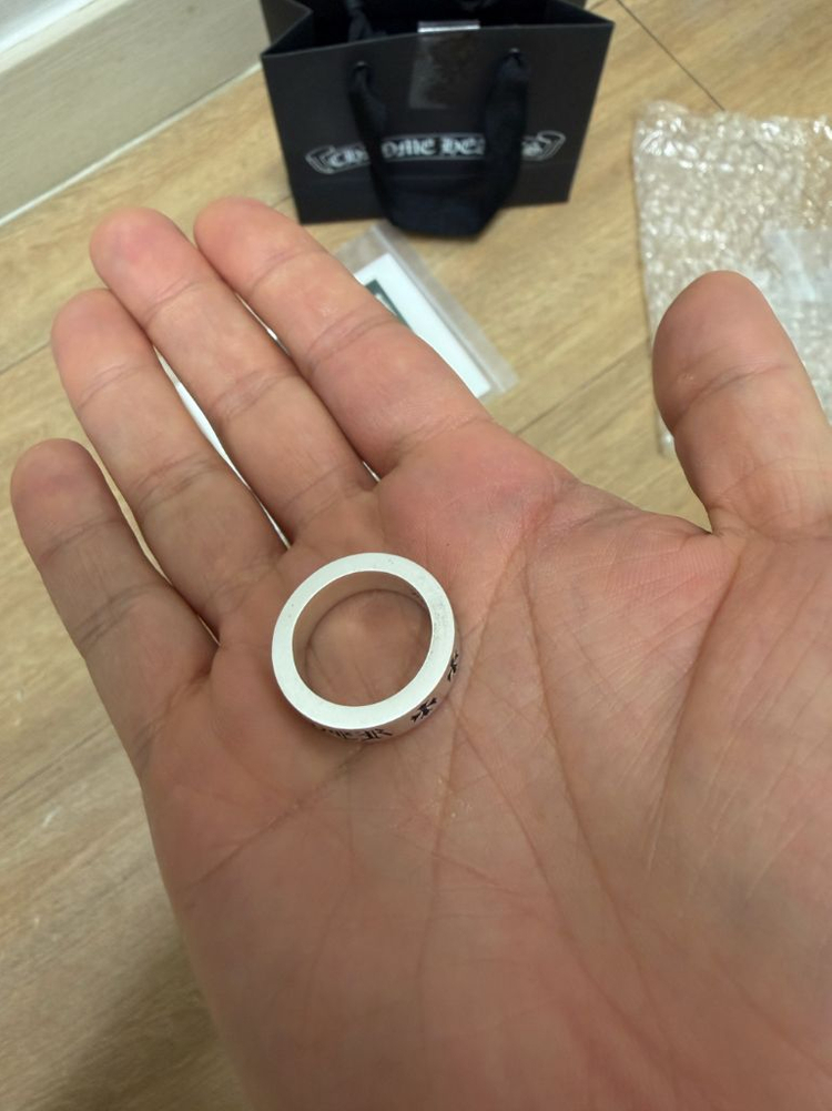 크롬하츠 포에버링 us7.5 16호 sss급--2