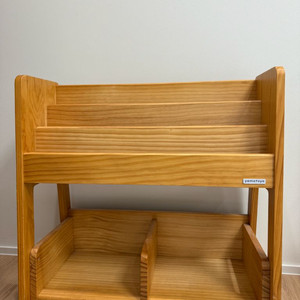 야마토야 원목 전면 책장(2개 있음) 이미지