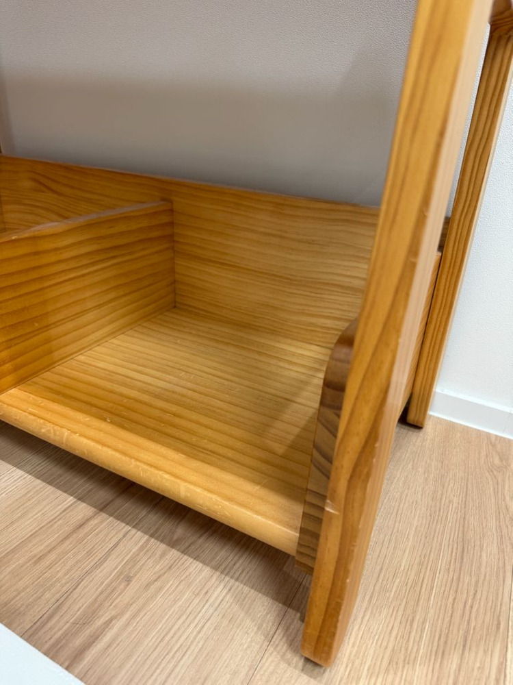 야마토야 원목 전면 책장(2개 있음) 이미지