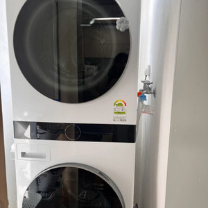 LG 트루스팀 워시타워 릴리화이트 세탁기25kg/건조기20kg 상태최상(1년 5개월 사용)