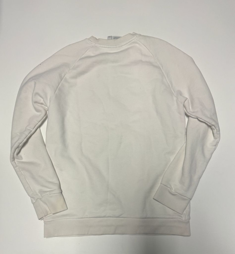 아디다스 트레포일 로고 화이트 맨투맨 L 이미지