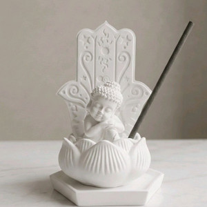 감성 불상 석고방향제 세트 받침대 포함 / 향 선택