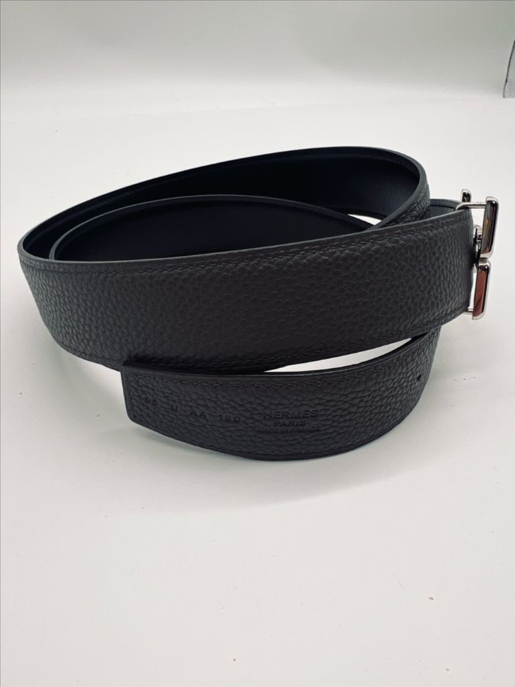 에르메스 정품 라군 리버서블 남자 벨트--1
