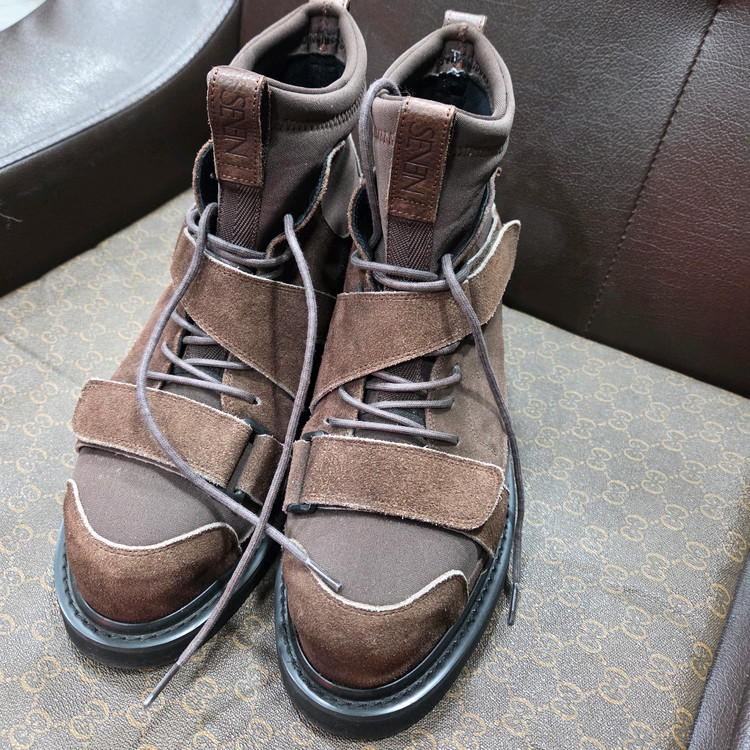 미하라야스히로 스웨이드 부츠--7