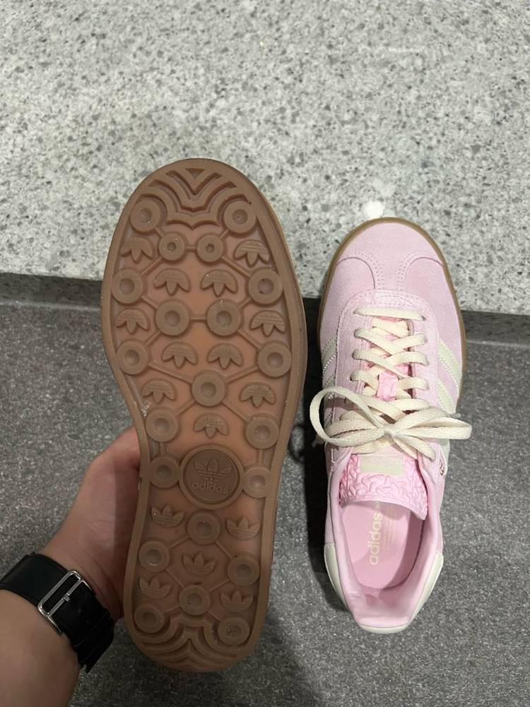 아디다스 가젤 볼드 핑크 230 (1회착용/박스X)--2