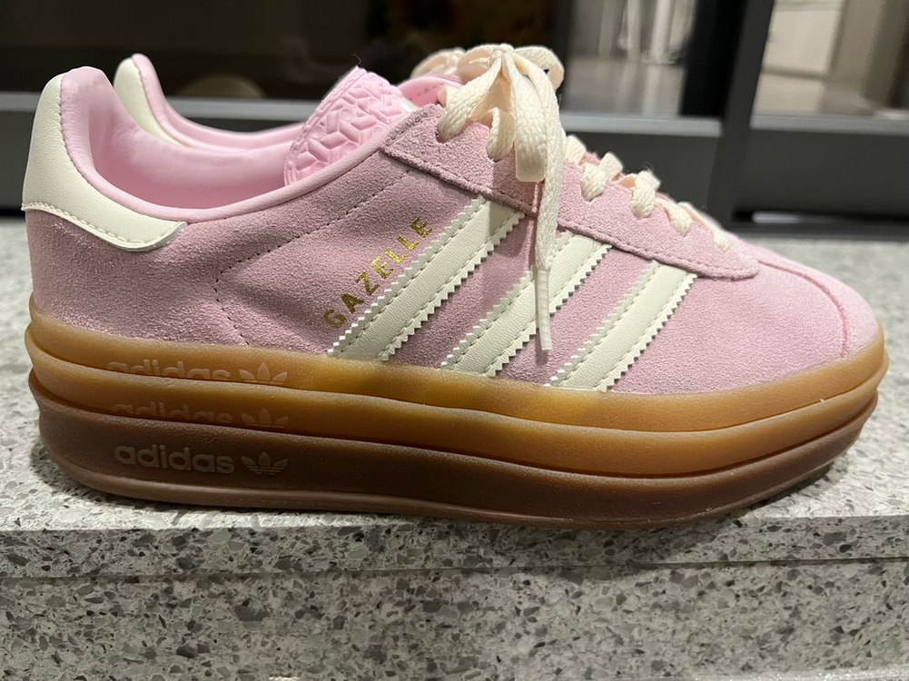 아디다스 가젤 볼드 핑크 230 (1회착용/박스X)--3