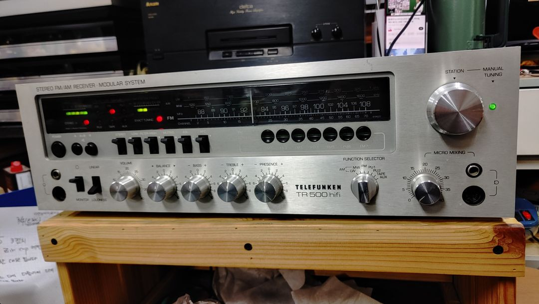 텔레풍켄 TR 500 hifi 리시버 앰프 이미지