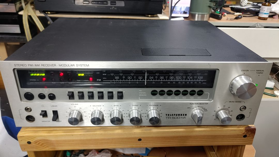 텔레풍켄 TR 500 hifi 리시버 앰프 이미지