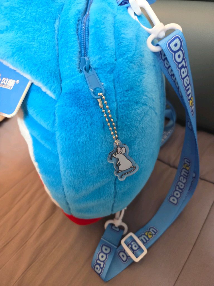 새상품 정품택)도라에몽 얼굴 쿠션 가방 백팩유아동 초등학생 입학선물--2