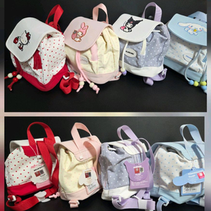 새상품 정품택)산리오 미니 복조리 가방 백팩 (헬로키티,마이멜로디,쿠로미,시나모롤)유아동 초등학생 입학선물
