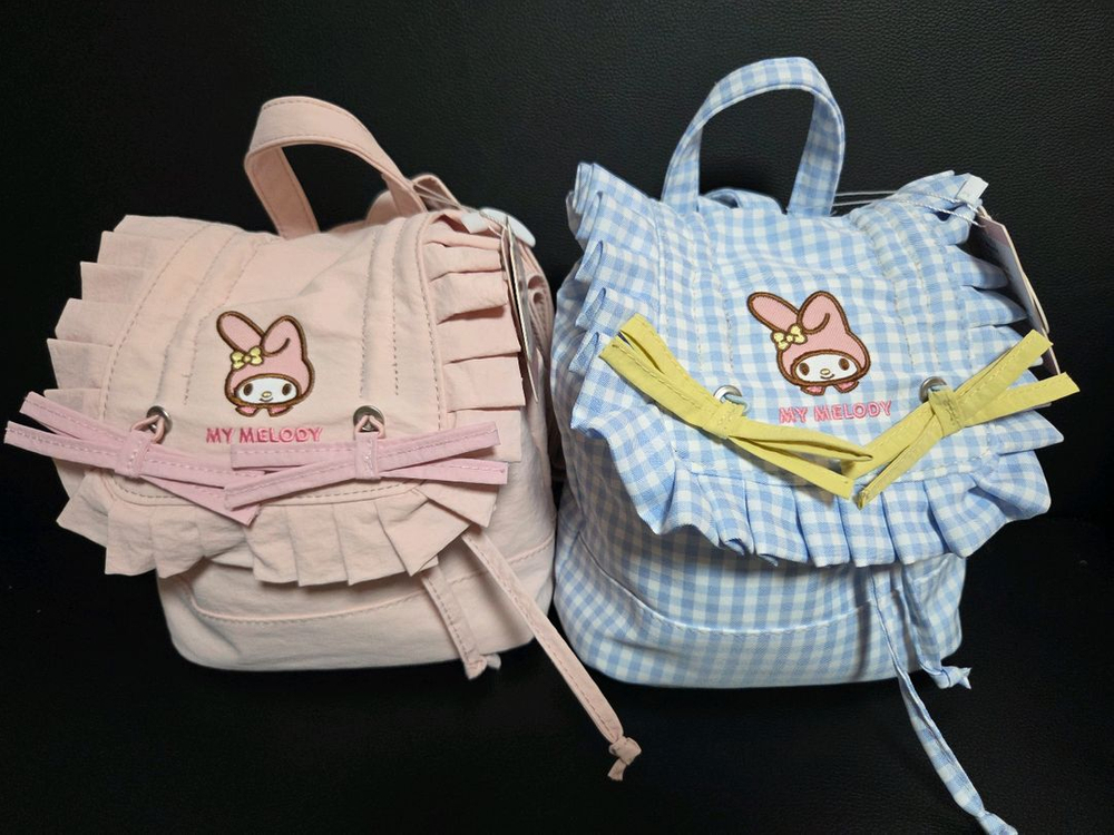 새상품 정품택) 산리오 마이멜로디 복조리 미니 가방 백팩 유아동 초등학생 입학선물--0