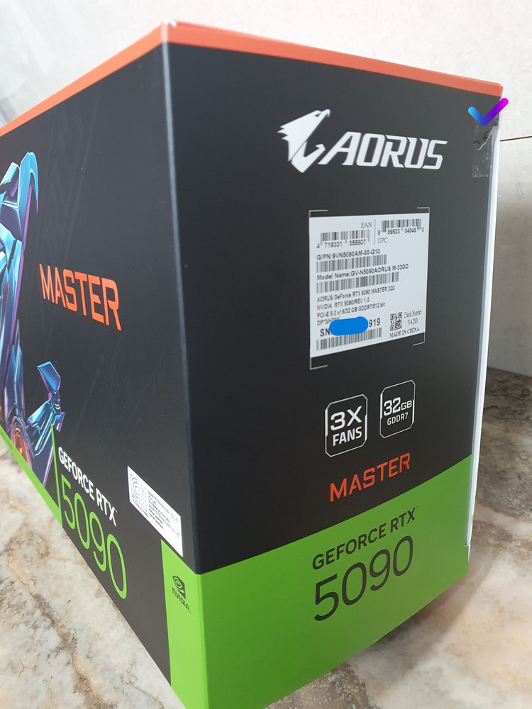[미개봉] RTX 5090 어로스 마스터 AORUS MASTER--1