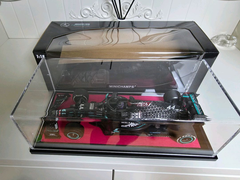 미니챔프 1:18 메르세데스 W11 영국 GP 루이스 해밀턴--2