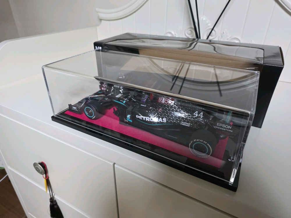 미니챔프 1:18 메르세데스 W11 영국 GP 루이스 해밀턴--3